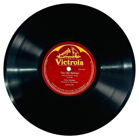 Fritz Kreisler The Old Refrain Vienna Song Pianoforte 64529 Victrola 10" 78 RPM - Picture 1 of 3